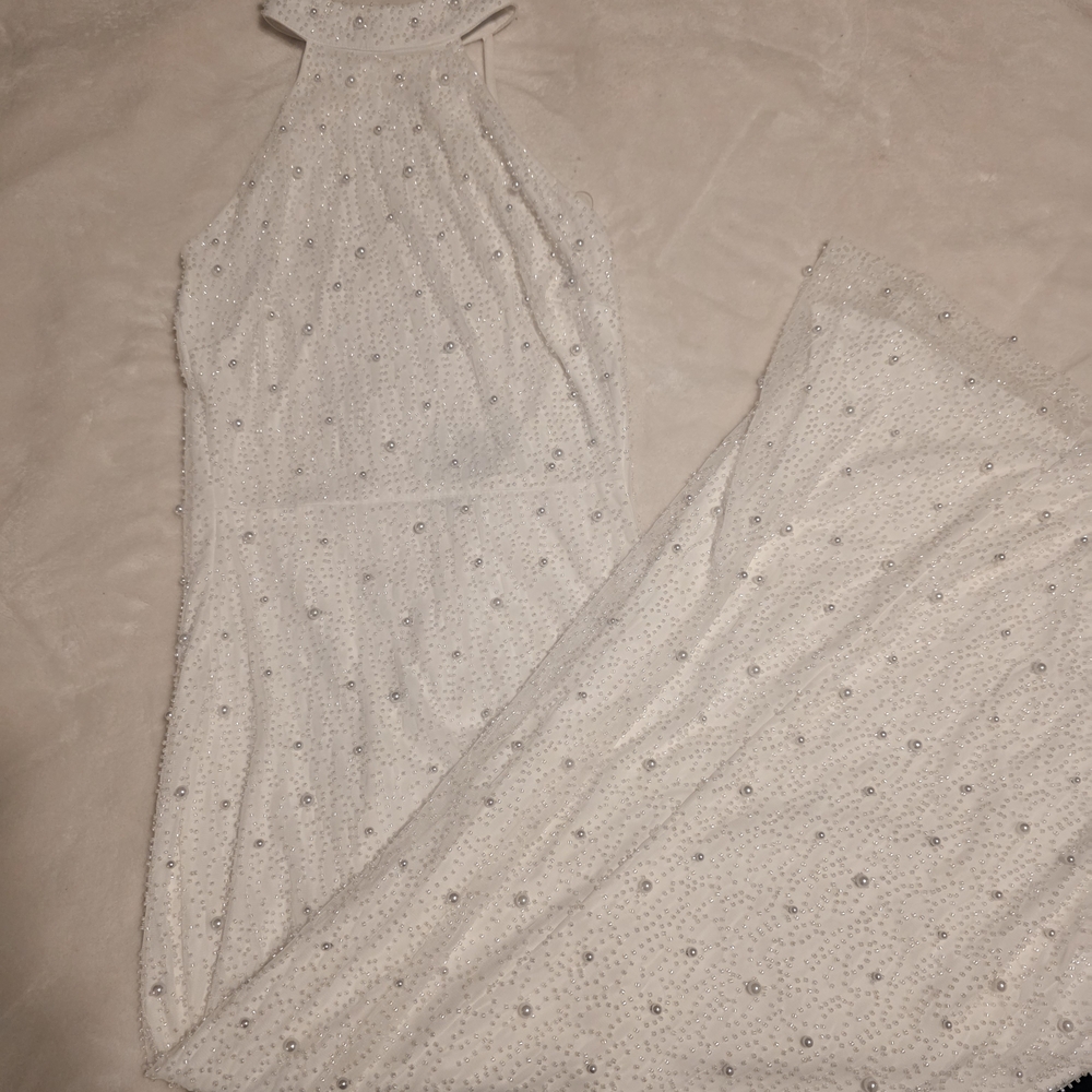 Windsor White Beaded Wedding Dress